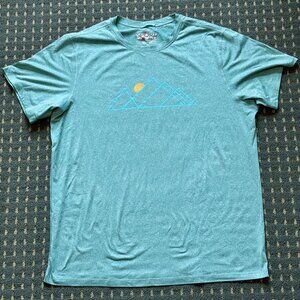 Marine Layer Sport Crew Dry- Fit Shirt (Mint) - Size Larger